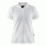 POLO FEMME BLANC TAILLE S - BLAKLADER