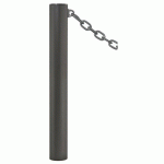 POTELET PROVINCE Ø114 MM CHAINES 1 ANNEAU INOX GRIS PROCITY - PROCITY