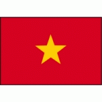 DRAPEAU VIÊT NAM : DIMENSIONS - 150 X 225 CM