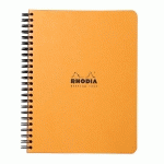 MEETING BOOK RHODIA CLASSIC RELIURE INTÉGRALE O&B 16X21 CM 160 PAGES DÉTACHABLES 90G - ASSORTIS - LOT DE 5