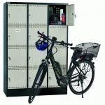 ARMOIRE CASIERS ALIMENTÉS E-BIKE