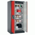 ARMOIRE SÉCURITÉ Q-PEGASUS-90 Q90.195.090.WDAC GRIS/ROUGE - ASECOS