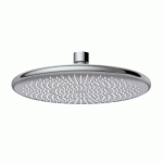 DOUCHE DE TÊTE CHROMÉE BLANCHE - DIAMÈTRE 225 MM - WATER SAVING SYSTEM WENKO