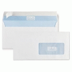 ENVELOPPE COMMERCIALE VÉLIN BLANC AUTOCOLLANTE AVEC FENÊTRE 80 G/M² DL - 110X220 MM RAJA