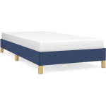 LIT SIMPLE POUR ADULTE CADRE DE LIT - BLEU 90X190 CM TISSU BV131624 - BLEU