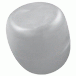 POUF GALET DE PAUL Ø 35 CM BLANC RAL 9016 - QUI EST PAUL