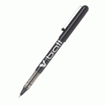 LOT DE 2 - STYLO ROLLER PILOT V-BALL À CAPUCHON POINTE 0,5 MM - ÉCRITURE FINE NOIR