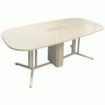 TABLE DE RÉUNION RECONDITIONNÉE 100X200X73 CM