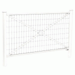 BARRIÈRE PROVINCE GRILLAGÉE 1.57 M AGORA - ZINC BLANC 9010 - PROCITY