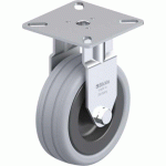 BLICKLE - ROULETTE FIXE Ø 75MM BANDAGE CAOUTCHOUC SBR 60KG - BPA-VPA 75G