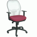 CHAISE JORQUERA ACCOUDOIRS RÉGLABLES BLANC/BORDEAUX - PIQUERAS Y CRESPO