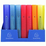 CLASSEUR 2 ANNEAUX 30MM POLYPROPYLÈNE 12/10E LINICOLOR - A4 MAXI - COULEURS ASSORTIES - LOT DE 15
