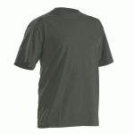 T-SHIRTS COL ROND PACK X5 VERT ARMÉE TAILLE S - BLAKLADER