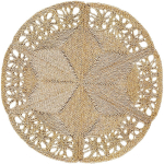 TAPIS ROND EN JUTE - BOHO BALI - 120 CM - BILÚ NATUREL - JUTE - NATUREL