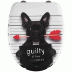 ABATTANT WC - THERMODUR - EASY-CLOSE - FIX CLIP - GUILTY DOG WENKO