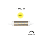 BENEITO FAURE - AMPOULE LED R7S GRADABLE 118MM 11W √∏23MM 1280LUMEN 4000K