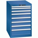 ARMOIRE BLEU GENT. 564X725X850 AVEC 8 TIR. 75KG _ 14.403.090 - LISTA