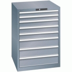 ARMOIRE GRIS 717X725X1000 AVEC 8 TIROIRS 200KG _ 14.506.050 - LISTA