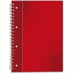 CAHIER 1ER PRIX - RELIURE SPIRALES - 160 PAGES - 90G - PETITS CARREAUX - A4+ - FEUILLES DETACHABLES PERFOREES - COUVERTURE REMBORDEE