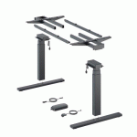 PIEDS DE BUREAU MOTORISÉS STEELFORCE PRO 670 SLS HIGHLINE - NOIR HETTICH