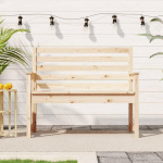 BANC DE JARDIN 109X48X91,5 CM BOIS MASSIF DE PIN