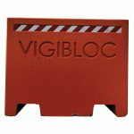 VIGIBLOC BÉTON 160 X 80 X 80 CM - ROUGE 2004