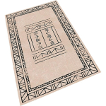 TAPIS SALON EN POLYESTER AZTÈQUE SAUMON - 80X120CM - SAUMON - WELLHOME