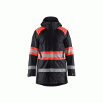 PARKA DE TRAVAIL HIVER HAUTE-VISIBILITÉ EN ROUGE FLUO NOIR - BLAKLADER