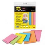 POST-IT SACHET 6 BLOCS DE 25 ÉTIQUETTES SUPER STICKY 3 FORMATS ET 5 COLORIS ASSORTIS