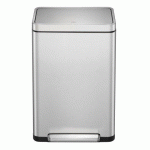 POUBELLE À PÉDALE X-CUBE 45L - INOX BROSSÉ