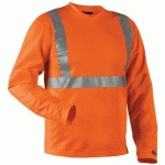 T-SHIRT MANCHES LONGUES HAUTE VISIBILITÉ COL V TAILLE S - BLAKLADER