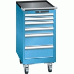ARMOIRE BLEU CLAIR 411X572X840 AVEC 6 TIR. 75KG _ 78.427.010 - LISTA