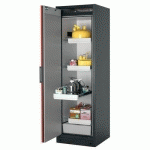 ARMOIRE SÉCURITÉ Q-PEGASUS-90 Q90.195.060.WDAC GRIS/ROUGE - ASECOS