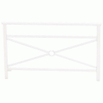 BARRIÈRE VENISE 1.50 M STRUCT SIMPLE CROIX ZINC BLANC 9010 - PROCITY