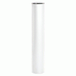 BORNE ANTI-BÉLIER Ø 22 CM COUVERCLE INOX ZINC BLANC 9010 - PROCITY