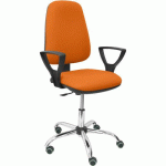 CHAISE DE BUREAU SIERRA CP ACCOUDOIRS FIXES - ORANGE