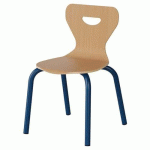 CHAISE MALIBU 4P - T2 - COQUE HÊTRE / ALU BLEU 5005 - MANUTAN EXPERT