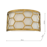 DÄR LIGHTING APPLIQUE MURALE EPSTEIN DORÉE IVOIRE