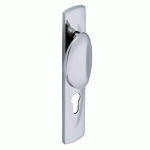 ENSEMBLE SUR PLAQUE SILLAGE P539 CLÉ I CHROMÉ VELOURS - VACHETTE - 023970
