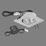 EVN PC20 LAMPE AVEC VARIATEUR 3000K ALUMINIUM
