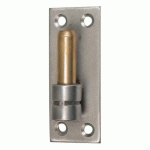 GOND DE PORTAIL EN LAITON SUR PLATINE DROITE EN INOX 316 - 40X4X180 MM - Ø16 - X10 TORBEL
