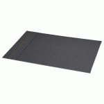 LOT DE 2 - RHODIARAMA SOUS-MAIN RIGIDE SIMILI CUIR ITALIEN 60X40 CM - TITANE