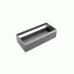 MODULE SALLE DE BAIN SPIRIT 1000 1 TIROIR MÉTALLIQUE GRIS BRILLANT 997 X 270 X 450 MM - SALGAR 22796