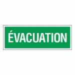 PANNEAU ÉVACUATION