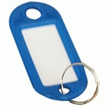 PORTE-CLÉS ÉTIQUETTE BLEU (LOT DE 100) - MANUTAN EXPERT