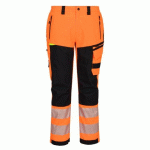 PORTWEST DX448 PANTALON DE PLUIE DX4 HV ORANGE/NOIR - TAILLE 34 - STANDARD