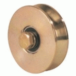 ROUE A GORGE TRIANGULAIRE FORCE 300 KG DIAM 80MM.
