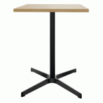 TABLE CARRÉ INTÉRIEUR LUCIE - CHÊNE CLAIR - H 735 - EOL