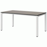 TABLE MALIBU 160X80 T5 SOUDÉ ST ANTIB GRIS U727/NO BLC 9016