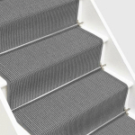 KARAT - TAPIS D'ESCALIER EN SISAL SYLT GRIS 66 X 450 CM - GRIS